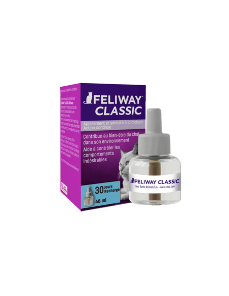 Diffuseur anti stress chat: Recharge Feliway (1 mois - 48ml)
