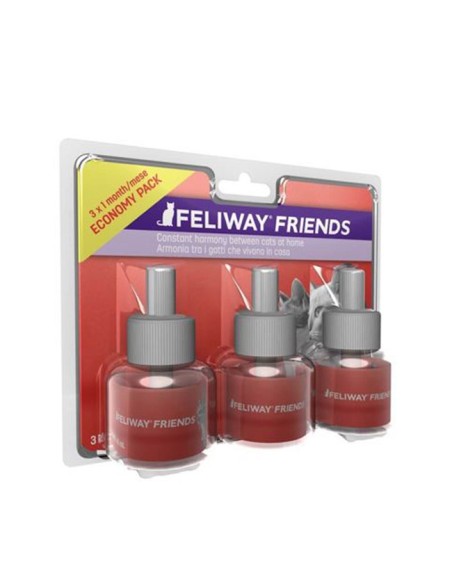 Diffuseur anti stress chat: Feliway Friends Pack de 3 recharges Feliway - 1