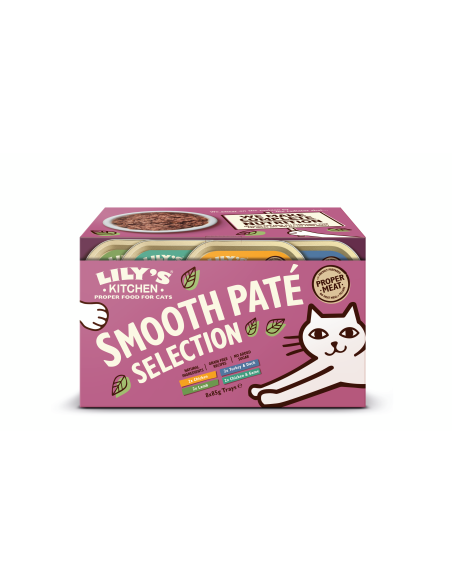 Pâtées pour chats Lily's Kitchen - MultiPack Smooth paté x8 (varié) Lily's Kitchen - 1